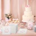Fuyoooo 100 Pcs Baby Shower Napkins Paper Luncheon Beverage Napkins for Baby Shower Foil Guest Serviette 5 x 5 Inch for Boy Girl Welcome Party Dinner Cocktail Decorations (Pink)
