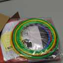 Inflatable Santa Reindeer Ring Toss Game with Wobbling Punching Bag, Christmas Party Game for Kids and Adults, Holiday Decoration