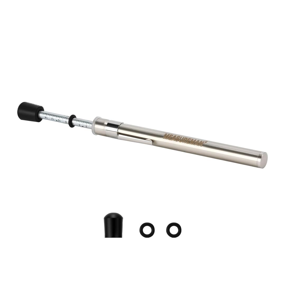 MEASUREMAN Door Force Gauge, 0-35 Lbs & 16kg Dual Scale, with Stainless Steel Protective Tube,Door Testing Tool