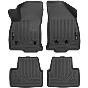 Husky Liners Weatherbeater Floor Mats | Fits 2016-2019 Chevrolet Volt | Front & 2nd Row, 4-pc Black - 98281