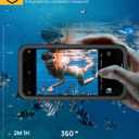 Lanhiem Magnetic for iPhone 14 Pro Max Case, Waterproof Dustproof Case with Built-in Screen Protector Compatible with Magsafe, Full Body Protective Cover for iPhone 14 Pro Max 6.7 inch -Black