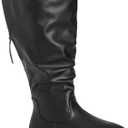 AVENUE Women's Wide Fit Montana Tall Boot Fashion (Black)