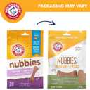 Arm & Hammer for Pets Nubbies Dental Treats - Baking Soda & Calcium Dog Dental Chews, Nubbed Texture Helps Scrub Plaque & Tartar While Chewing, Chicken Flavor, 20 Count, 7 Ounce (EXP 05/13/27)