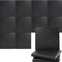 Hahafelt Golf Wall Padding, Golf Simulator Enclosure Safety Padding Memory Foam with PU Leather Surface for Soundproof Impact Protection 10pc