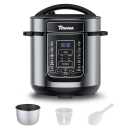 FARBERWARE 9-in-1 Electric Pressure Cooker, 14 Presets Instant Multi Cooker Olla de Presion Non-Stick Pot Yogurt Maker Rice Cooker Slow Cooker Sauté Steamer 6 Quarts Black