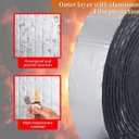 2" Wide X 32.8 Ft Outdoor Pipe Insulation Wrap - Foam and Foil Self-Adhesive Tape for Winter Freeze Protection, Insulating Cold and Hot Water Pipes to Reduce Heat Loss (2)