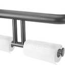 Toilet Paper Holder Black Toilet Paper Holder with Assist Bar Stainless Steel Toilet Paper Roll Holder,17 Inch Grab Bar w/Double Toilet Paper Roll Holder,Shower Support Balanced Support Handle
