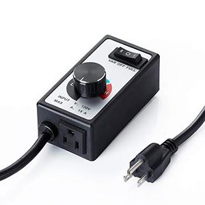 AC Motor Speed Controller 120V 15A Max Electronic Fan Speed Controller Variable Adjuster for Hydroponics Inline Duct Exhaust Ceiling Fans with 6' Long Cord