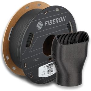 Polymaker Fiberon PA6-CF20 Carbon Fiber Nylon Filament 1.75mm Black 0.5kg, Fiberon PA6-CF20 Nylon Warp Free 1.75mm 3D Printing Filament