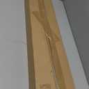 Danya B 5 Tier Wall Shelf Unit Narrow Smooth Laminate Finish - Vertical Column Utility Shelf Floating Storage Home Decor Organizer 5.1" x 6" x 30" (White)