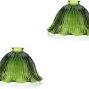 Uonlytech Glass Lamp Shade 8.85X11.81X5.90In Vintage Replacement Cover for Pendant Light Wall Sconce Soft Light Diffuser