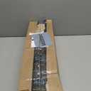 Ultrawall 24 inch Black Sturdy Folding Shelf Brackets, Heavy Duty Adjustable Steel Wall Mounted Collapsible Shelf Bracket, Max Load 550lb