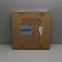 AOJEZOR Side Table: End Table for Any Room - Small Side Tables for Small Spaces All Matte Black with 3 Legged (13''Dia x 19.8''H)