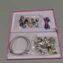 Charm Bracelet Making Kit, Unicorn Mermaid Jewelry Making Supplies Beads DIY Art Craft Set Jewelry Making Kit for Girls Teens Age 6-12