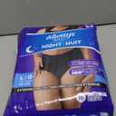 Always Discreet Night, Reimagined Adult Diapers for Women, Extended Overnight Absorbency Incontinence and Postpartum Underwear Size L, 360 Degree Coverage While Laying Down, 48 Count