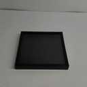 ONE WALL 12 x 12 Inch Vinyl Record Frame for Play & Display Album, Solid Wood Front-Opening Frame Mount LP Covers with Clear Acrylic, Black