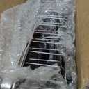 JASIWAY Dish Drying Rack in Sink, Expandable Stainless Steel Dish Drainer for Kitchen Sink, Dish Strainer Rack, Retractable Over Sink Dish Rack with Utensil Holder, 13.4''~16.9''D x 11.8''W, Silver