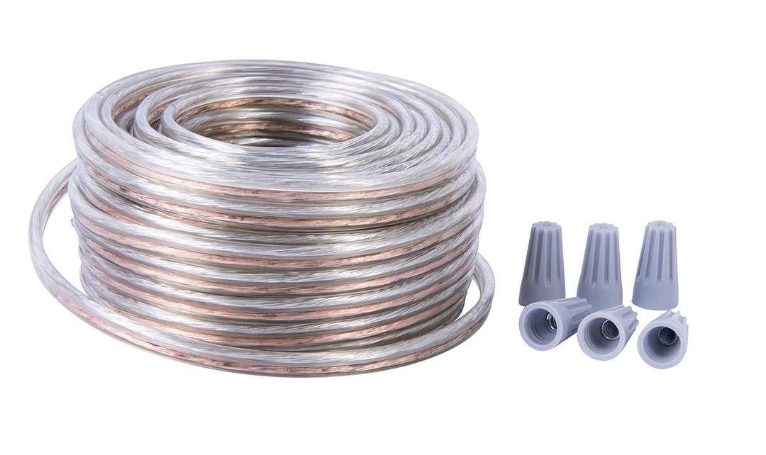 Calterm 50230 Speaker Wire 40' 18 AWG, Black
