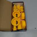 Gas Can Spout Replacement Kit, Gas Can Nozzle Replacement (2 Kit-Yellow) All gaskets are installed and ready to use upon receipt. For 1/2/5/10 gallon gas can. Easy and convenient to use