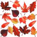 Yexiya 16 Pcs Fall Leaf Magnets Thanksgiving Car Magnets for Fridge Refrigerator Waterproof Autumn Decorations Gifts