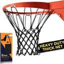 Premium Quality Professional Heavy Duty Basketball Net Replacement - All Weather Anti Whip,Fits Standard Indoor or Outdoor 12 Loops Rims12 Loops