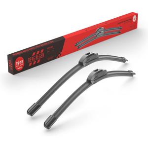 OEM Quality Performance Premium wiper blades 19 18,All-Season Auto Replacement Windshield Wiper Blades,Fit Mini Cooper 2015-2020,FIAT 124 Spider 2017-2020,Mazda Miata 2016-2020+More Cars