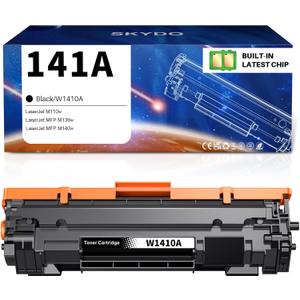 Skydo 141A Toner Cartridge (with chip) Black Compatible Replacement for HP 141A W1410A 141X W1410X Toner for LaserJet Pro M110w MFP M140w HP LaserJet Pro M139w Printer (1 Black )