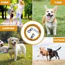 Steel Wire Dog Runner for Yard: 10/15/20/25/30 FT Durable Yellow Dog Chains; Up to 165 Lbs; Holds Large Dogs; Superior Clips