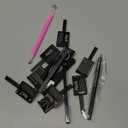 SILPECWEE 15Pcs Nail Magnet Set Cat Eye Gel Nail Polish Magnet Wand Magnetic Nail Polish Cat Eye Magnet for Nails Cat Eye Magnets Sticks Nail Design Tools Nail Art