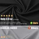MAGCOMSEN Men's Workout Shirts Quick Dry Lightweight Short Sleeve Shirt (Black, M)