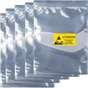 30pcs 11x15 inch Anti Static Bag with 30pcs Antistatic Labels, Static Free Bag for Electronics, Large Resealable Non Static Bags for Most of Computer Accessories