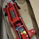 BIG RED T83006 Torin Hydraulic Trolley Service/Floor Jack with Extra Saddle (Fits: SUVs and Extended Height Trucks): 3 Ton (6,000 lb) Capacity, Red