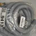 10FT Washing Machine Drain Hose, Universal Dishwasher Hose Extension Kit with 1 U-Bend Holder, 1 Extension Adapter and 4 Hose Clamps