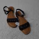 SM New York Womens Sandals Dressy Summer - Comfortable Gladiator Sandals for Women 2025 Beach Walking Wedding Flat Shoes 11