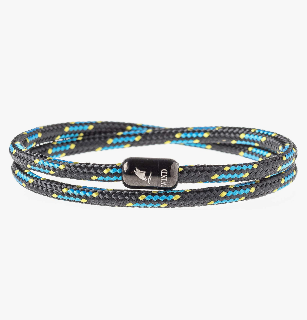 Wind Passion - Men’s Bracelet, Durable Rope Wristband for Men, Versatile Pulseras Para Hombres - Waterproof, Magnetic Clasp, Ideal for Outdoor & Fashion, S