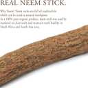 Neem Stick for Dog Chew, 100% Organic, Natural Toothpaste, Teething, Dental Care, (Medium Dog 22-44LBs, Pack of 3 Pieces)