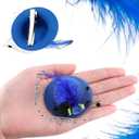 MTLEE 12 Pcs Mini Tea Party Hats Dress up Hair Fascinator Clip on Tiny Hat with Flower Feather Bow for Women Costume Accessory, 2.75 Inch