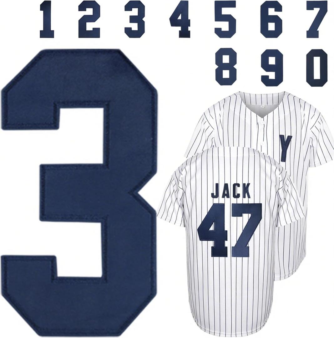 Jersey with Geat Transfer Embroidery Numbers & Letters Set (0)