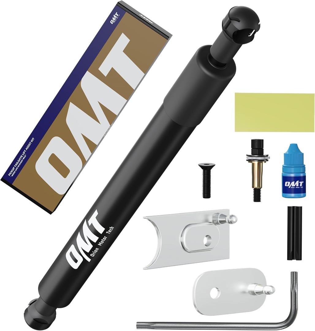 Orion Motor Tech Truck Tailgate Assist, Pickup Tailgate Lift Assist Kit Compatible with 2009 2010 2011 2012 2013 2014 2015 2016 2017 2018 2019 2020 2021 2022 2023 2024 2025 Dodge Ram 1500 2500 3500