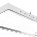 4Ft X 24In 8 Lamps 400W T5 Fluorescent Grow Lights with 6500K Sun Light Grow Lamps and 40000 Lumen and 1.0 High PPF/W, Great for Seeding, Clone, and VegGrowing Stages of Indoor Plant. Grow Fast!