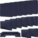 14 Pcs Outdoor Patio Cushion Covers, Replaceable Waterproof Furniture Covers, Outdoor Non-Slip Covers with Zippers, Couch 3 Sizes, Covers Only (Navy Blue)