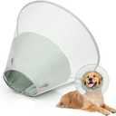Dog Cone Collar for Recovery: Soft Elizabethan Collar Alternative to Stop Licking, Adjustable Pet Cone for Large, Medium, Small Dogs, for Surgery, Spay, Injury, Skin Treatment