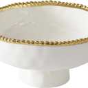Pampa Bay Medium Footed Bowl, Golden Salerno, Kitchen, Gift