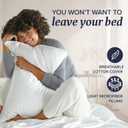 Beckham Hotel Collection Bed Pillows Standard/Queen Size Set of 2 - Original Soft Down Alternative Pillow for Sleeping - Soft Support for Back, Stomach or Side Sleepers