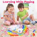 Jigsaw Floor Puzzle Toys for Kids - 70 Piece Large Toddler Puzzles for Kids Ages 3-6 Years Old - Educational Toy Birthday for Girls Boys 3 4 5 6 7 8