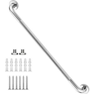 36 Inch Shower Grab Bar, Brushed Nickel Anti Slip Safety Bars, 304 Stainless Steel Bathroom Handrail, Handicap Grab Bars for Wall, Shower Grip Handle for Seniors Elderly Injury Assist Bath (1.25" Dia)