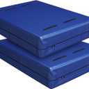 Cosy Family Mattress Bags for Moving with 8 Handles - 170GSM Extra-Thick Mattress Bag for Moving Supplies - Reusable Mattress Cover Protector Storage with Zipper, Blue, King (Pack of 2)