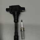 UF550 Ignition Coils Pack 1406 Double Iridium Spark Plug for Nissan Altima Maxima Murano Pathfinder Quest 350Z/Infiniti EX35 FX35 G25 G35 JX35 M35 M35h Q50 Q70 QX60 3.5L V6 OE:C1670 22448-JA10C 5C1727