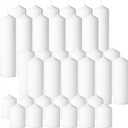 White Pillar Candles Bulk Set of 36，Hurricane Candles，3 Different Lengths 2 x 3/6/8 Inch (12 Each)，Dripless Unscented Smokeless，Gives You a Better Atmosphere When Organizing an Event Party.