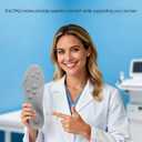 4D Cloud-Like Comfort Soles for Women - Soft Memory Foam Cushioning Insoles - Trim to Fit Steppers Insoles with Arch Support for Foot Pain Relief and Fatigue Reduction(US W 6.5-9) (Gray)